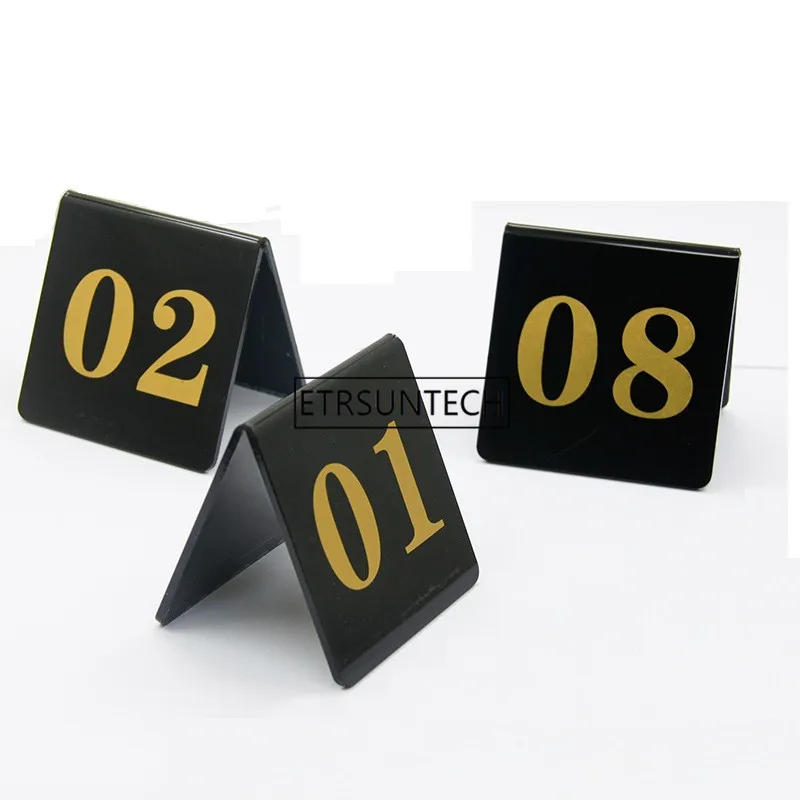 

Acrylic Table Number Cards Wedding Restaurant Cafe Bar Table Numbers Stick Set For Wedding Birthday Party Supplies 1-100