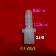 

9.5mm*G3/8" pipe ftting,plastic connector,hose adaptor,reducing coupling