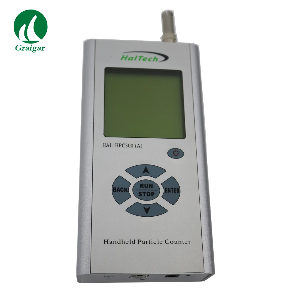 

New HAL-HPC300(A) Digital Handheld Optical Particle Counter 3 Channels Dust Analyzer Size Range 0.3um~10um