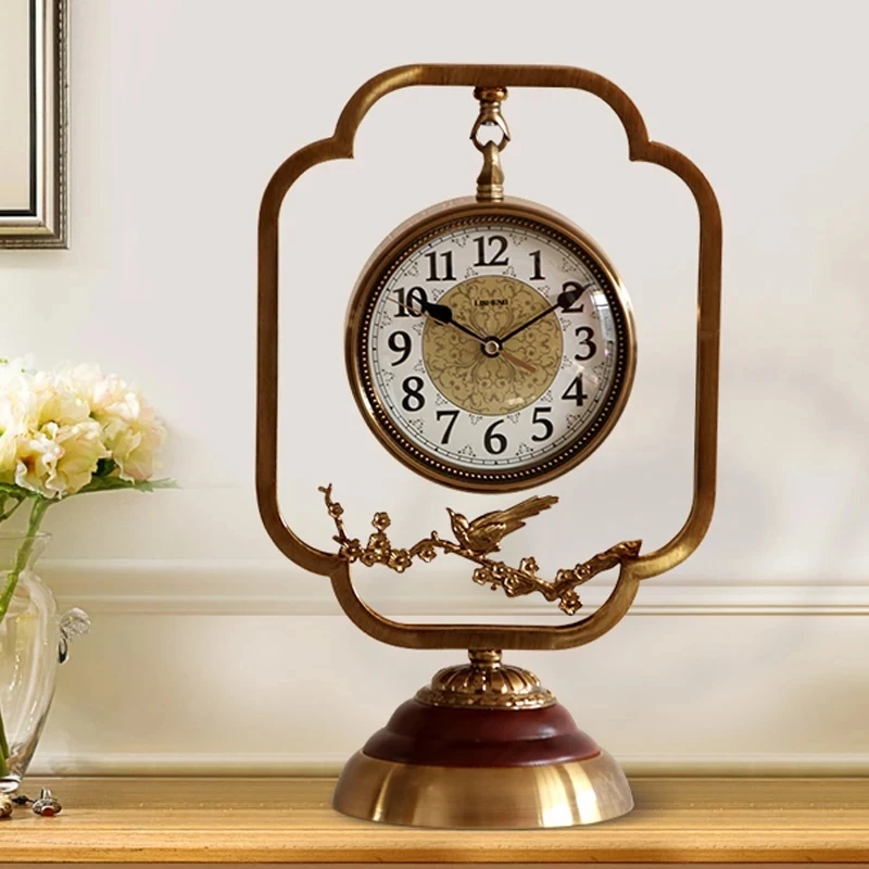 Clocks, tables, clocks, living rooms, household simple modern atmospheric pendulum clocks, European and American clocks, creativ