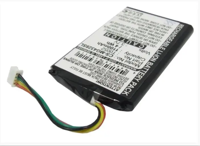 Cameron Sino 1100mAh battery for    TYPHOON Myguide 4328   4328 BT  4328 sat nav   CM-2 M10A    GPS, Navigator Battery