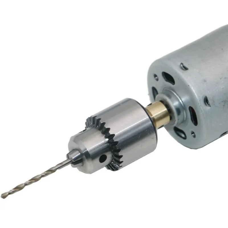 High-Carbon Steel Miniature Motor Drill Chuck Clamping Range 0.3mm-4mm With Drill Chuck Power Tool Accessories