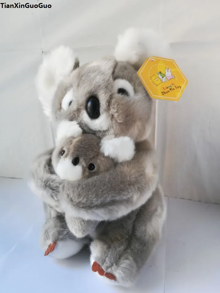 

new style gray koala plush toy about 28cm cartoon koala hug baby soft doll throw pillow toy birthday gift b2738