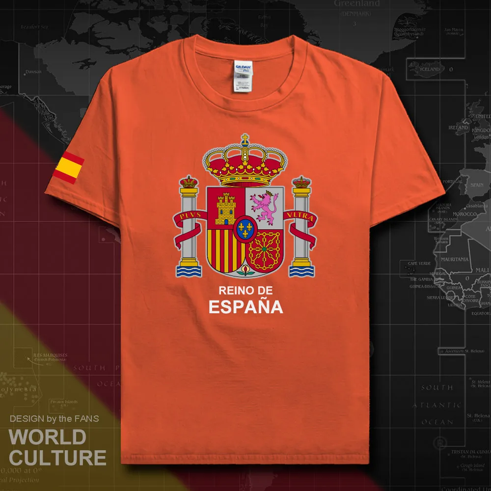 Kingdom of Spain Espana t shirt man 2018 t-shirts cotton nation team cotton meeting tees fitness ESP Spanish Spaniard new 20