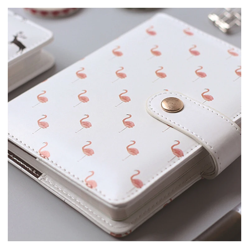 Faux Leather Animal Schedule Notebook Diary Weekly Planner School Office Supplies Kawaii Stationery