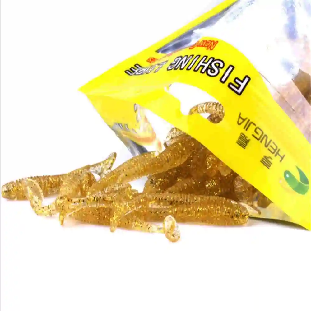 10 sztuk/partia 0.7g 5.5cm woblery miękka przynęta Saturn Worm Swimbaits silikonowa miękka przynęta Fly Fishing Bait Carp Bass Tackle