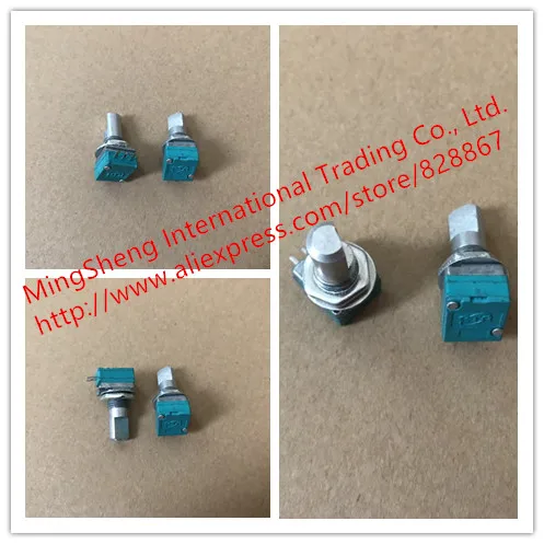 Original new 100% 09 Type precision potentiometer single joint with step 45 point 15MM B5K axis (SWITCH)