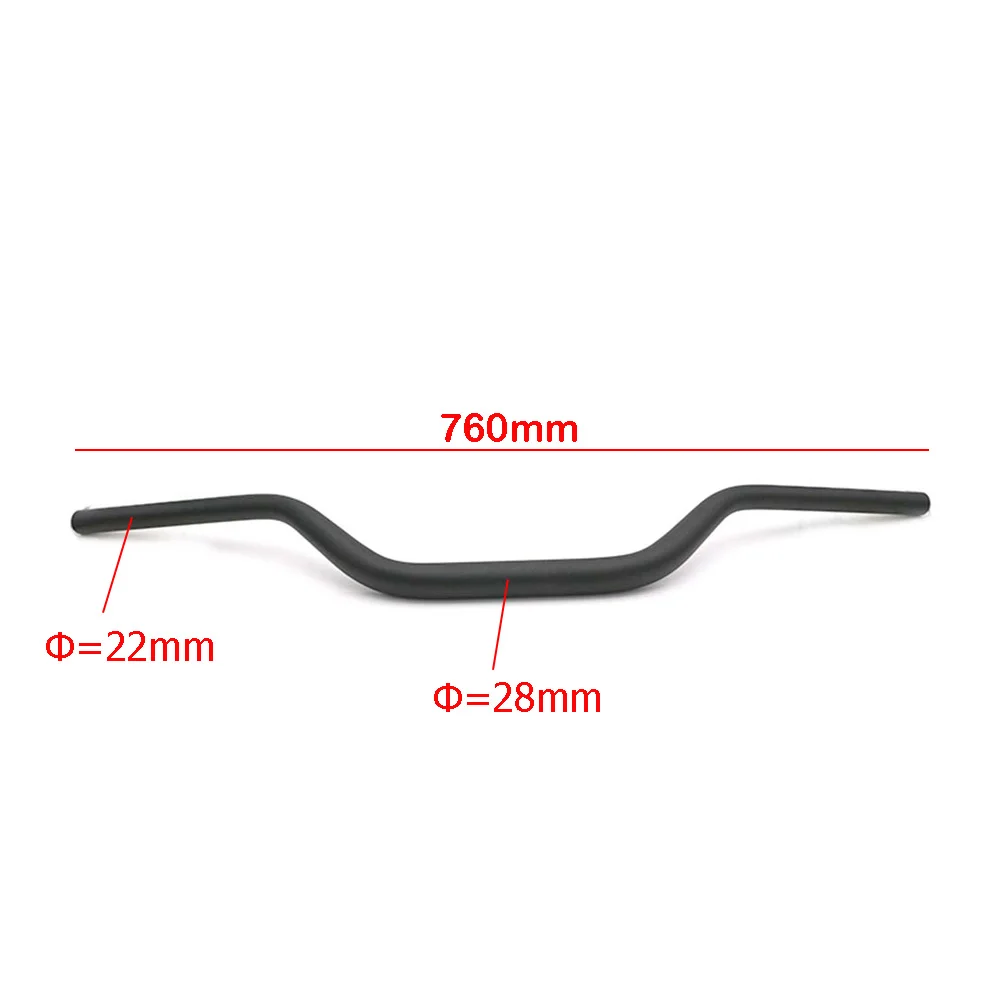 Motocross Motorcycle CNC Handlebar 22mm 28mm Universal Handle Bar Fat Bar for Honda MSX125 Ducati 696 796 795 M1000 Suzuki EN125