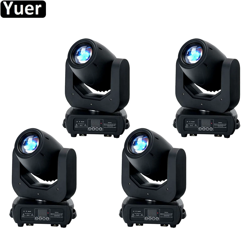 

4Pcs/Lot 150w LED Beam & Spot Moving Head Lights Three Facet Prism DMX512 Moving Head Light For DJ Disco Party Stage Light