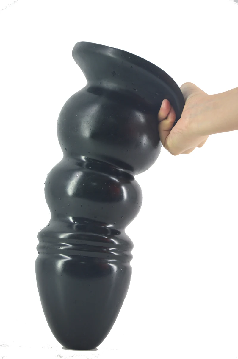 FAAK 4.96 inch thick Super big Anal Plug Black Anus Massage  Erotic Sex toys Butt Stopper Tower Shape giant anal dildo butt plug