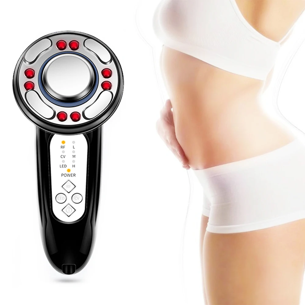 

New home portable ultrasonic RF beauty instrument body slimming device color beauty instrument vibration massager