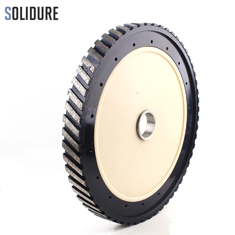 12 inch 300mm segment wide 25mm with arbor 50/60mm silent core diamond milling disc for grinding surface of granite slabs