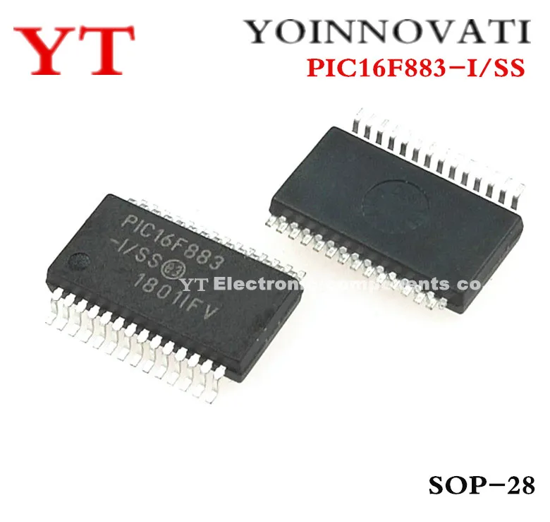 

50 шт./лот PIC16F883-I/SS PIC16F883I/SS PIC16F883ISS PIC16F883 MCU 8BIT 7KB FLASH SSOP28