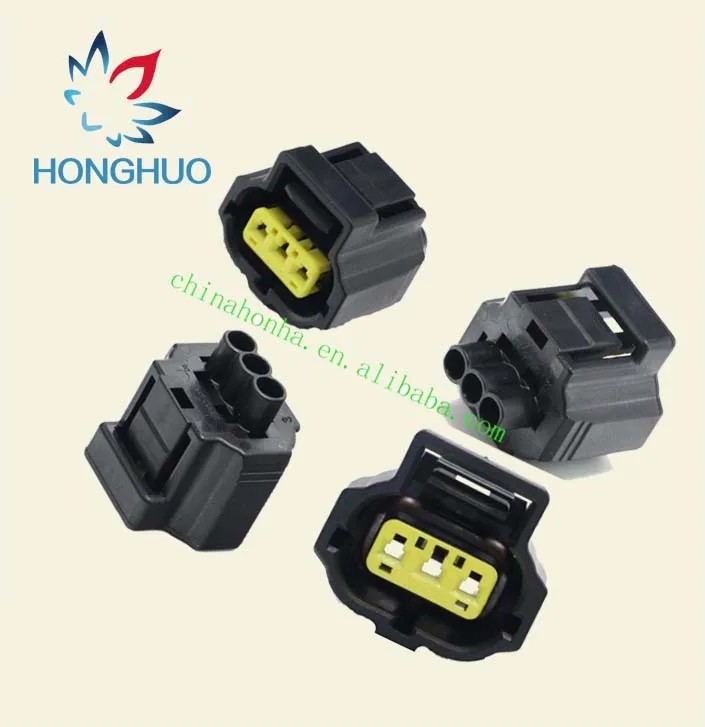 Free shipping H4 HB2 9003 Car Truck Male Xenon Light Halogen Bulb Connector Plug Socket Headlight Adapter With Pins Terminal