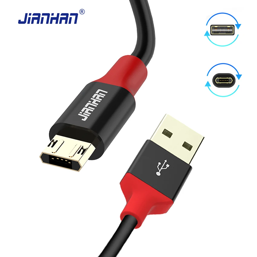 Reversible Micro USB Cable 5V 2A Fast Charging For Andriod Mobile Phones Microusb Cable for Samsung Xiaomi Huawei USB Micro Wire