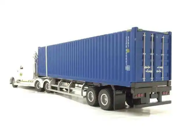High imitation engineering container truck model,American truck,1:50 alloy model cars,free shipping