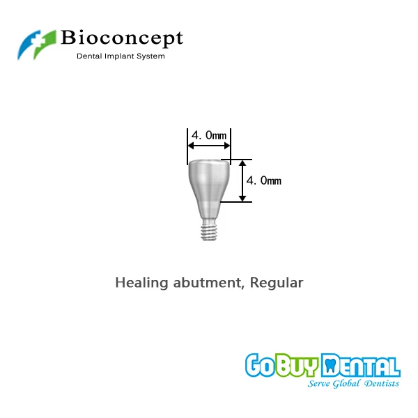 Bioconcept Hex Regular healing abutment D4.0mm, height 4mm(324020)