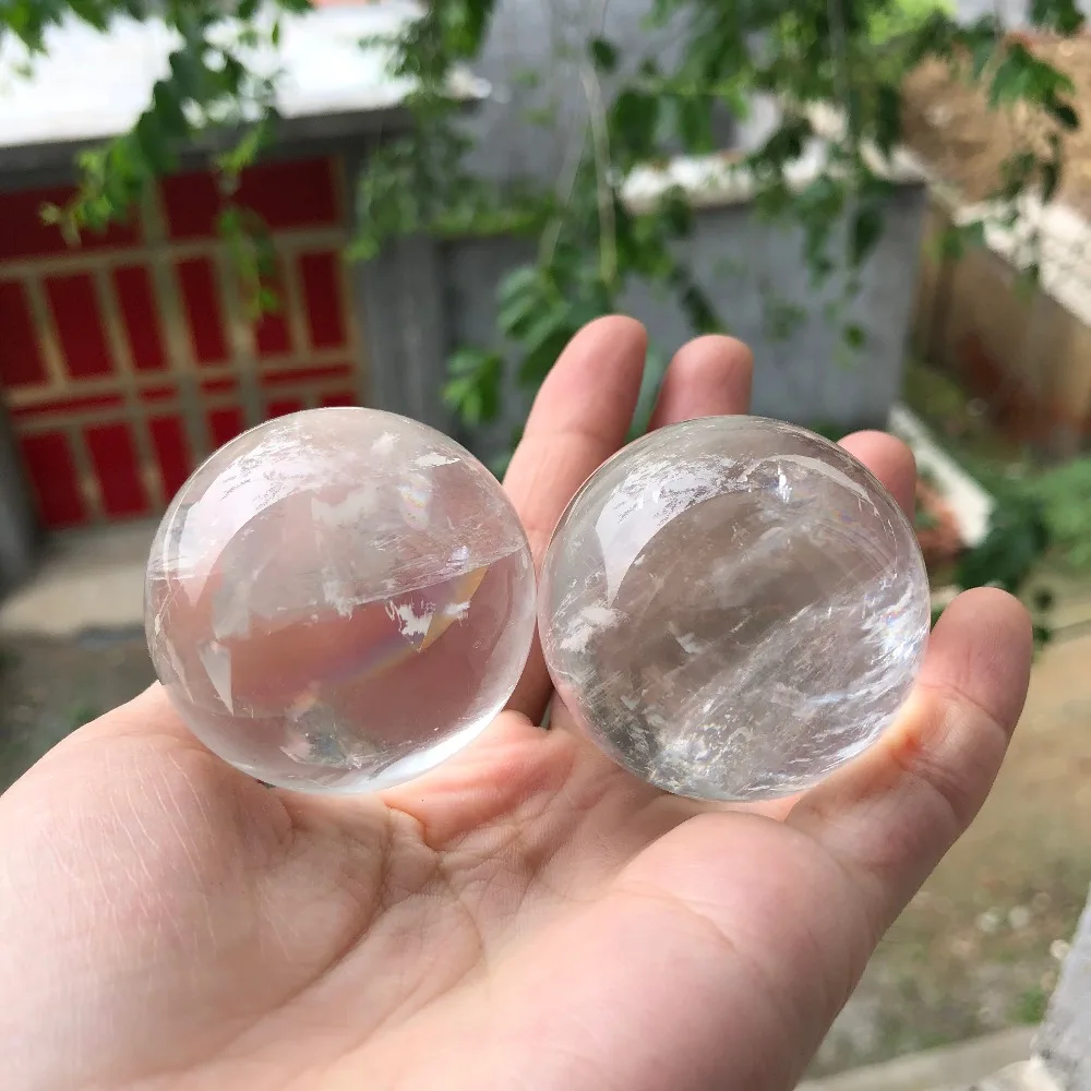 1 pieces Natural big size calcite  crystal sphere Iceland spar ball Quartz Crystal Rock Energy sphere  Mineral  Specimen