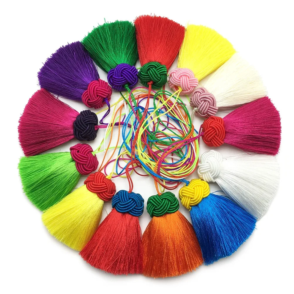 CHENGRUI  L180,5.5cm,fringe,silk tassel,fringe trim,tassel for garments,fringe for curtain,craft tassel,household items,2pcs/bag