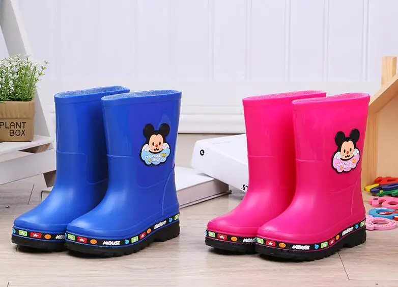 kids shoes New Fashion Classic Children\'s Shoes PVC Rubber Kids Baby Cartoon Shoes Children\'s Water Shoes Waterproof Rain Boots