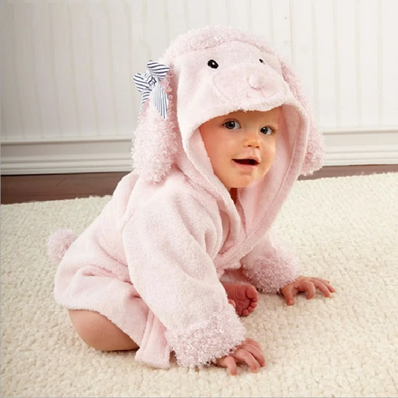 Nette Maus Kinder Bademantel Neugeborenen Decken Baby Junge Bad Handtücher Mit Kapuze Mädchen Mantel Terry Kleidung Set Fotografie Requisiten 0-6 jahr – Detail 15