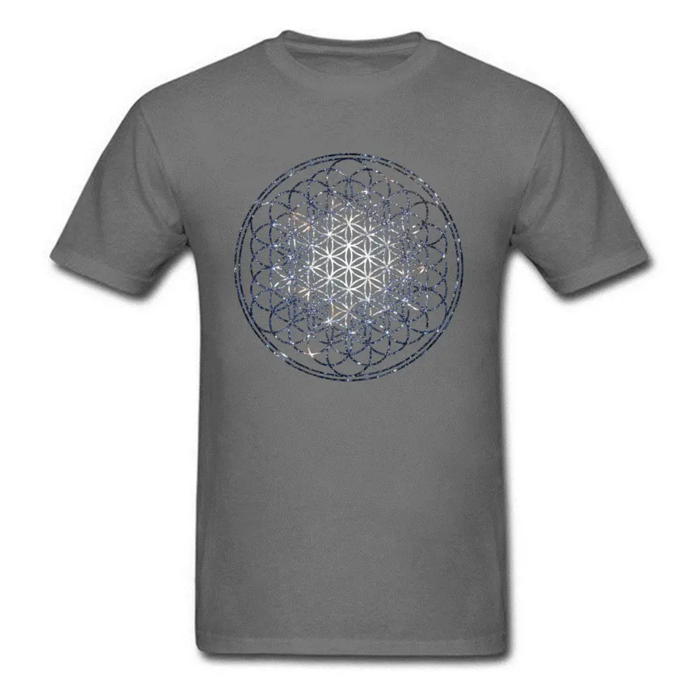 2024 Brand T-shirt Men Mandala T Shirts Flower Of Life Sacred Geometry Tops Tees Cotton Graphic Tshirt Star Cluster Chic Clothes