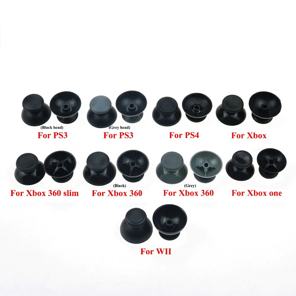 YuXi 1pcs For XBOX 360/one Analog Joystick Thumb Cap For Sony PS3 PS4 Pro for WII for Xbox 360 slim Controller