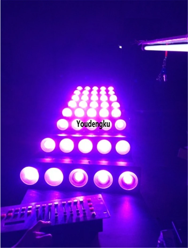 6 pieces stage Bar light 5 eyes 30W rgb tri color led matrix beam blinder audience stage lighting