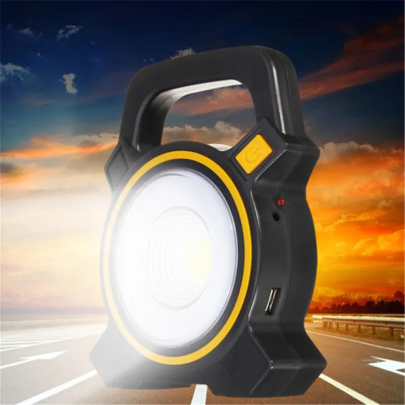 Rechargeable 30W COB LED Portable Flood Light| Outdoor Garden Work Spot Lamp USB