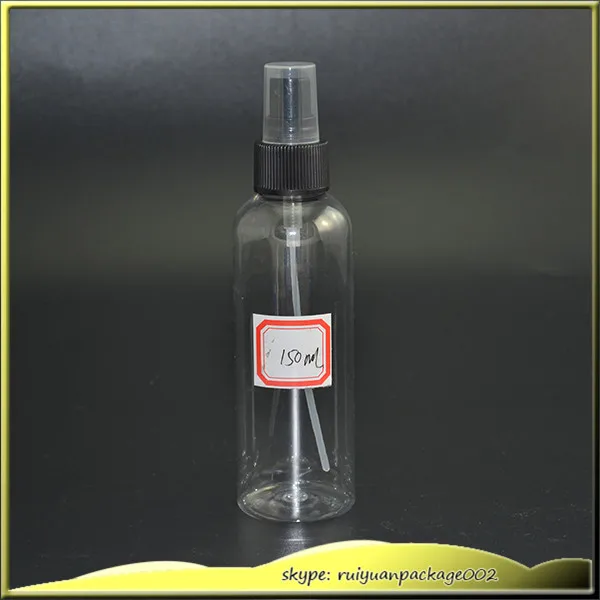 

100 pcs 150ml perfume plastic fine mist pump spray bottle PET Sprayer perfume bottle 50cc Refillable Perfume Atomizer Use