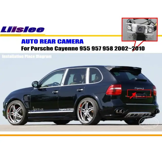 Dla Porsche Cayenne 955 957 958 2002-2010 wyświetlacz tyłu samochodu widok z tyłu kamera cofania powrót Parking AUTO HD CCD CAM zestaw akcesoriów