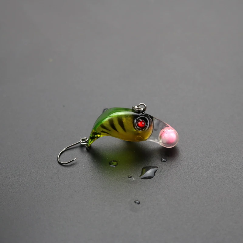 1PCS Fishing Lure Sinking Mini VIB Minnow 2.5cm 3g Artificial Small Hard Bait Sharp Hook Crankbait Wobbler Tackle Trout