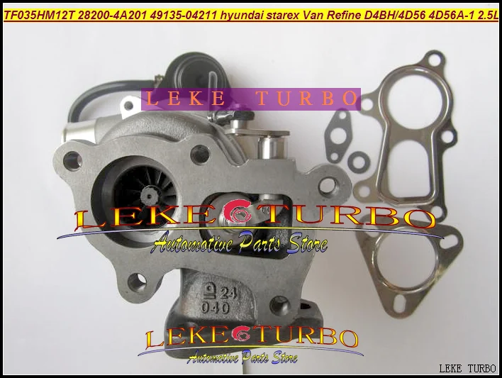 Free Ship TF035HM-12T-4 28200-4A201 49135-04121 49135-04211 Turbocharger For HYUNDAI Starex Van Refine D4BH 4D56 4D56A-1 2.5L