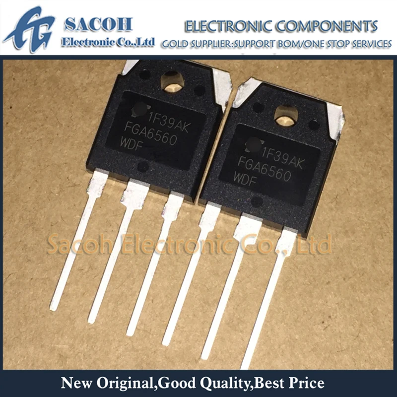 

New Original 2Pcs/Lot FGA6560WDF FGA6560WD FGA6560 OR FGA6540WDF OR FGA6530WDF TO-3P 120A 650V Power IGBT