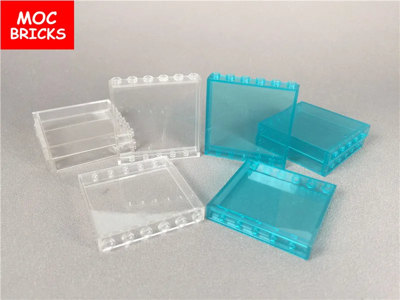 4pcs MOC Bricks Panel 1x6x5 59349 59350 35286 Building Blocks Assembled Particles Children's Toys