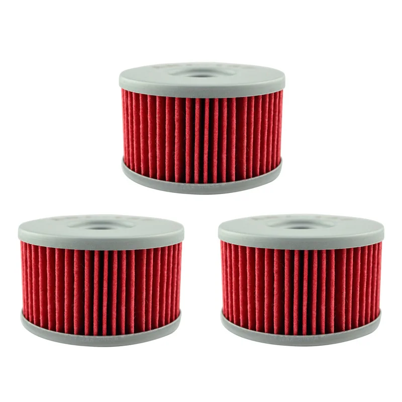 AHL 137 3pcs Oil Filter FOR SUZUKI XF650 Freewind 97-02 S40 DR-650SE DR-600 DR 500 S DR750 DR800 LS650 Savage RSE SP500