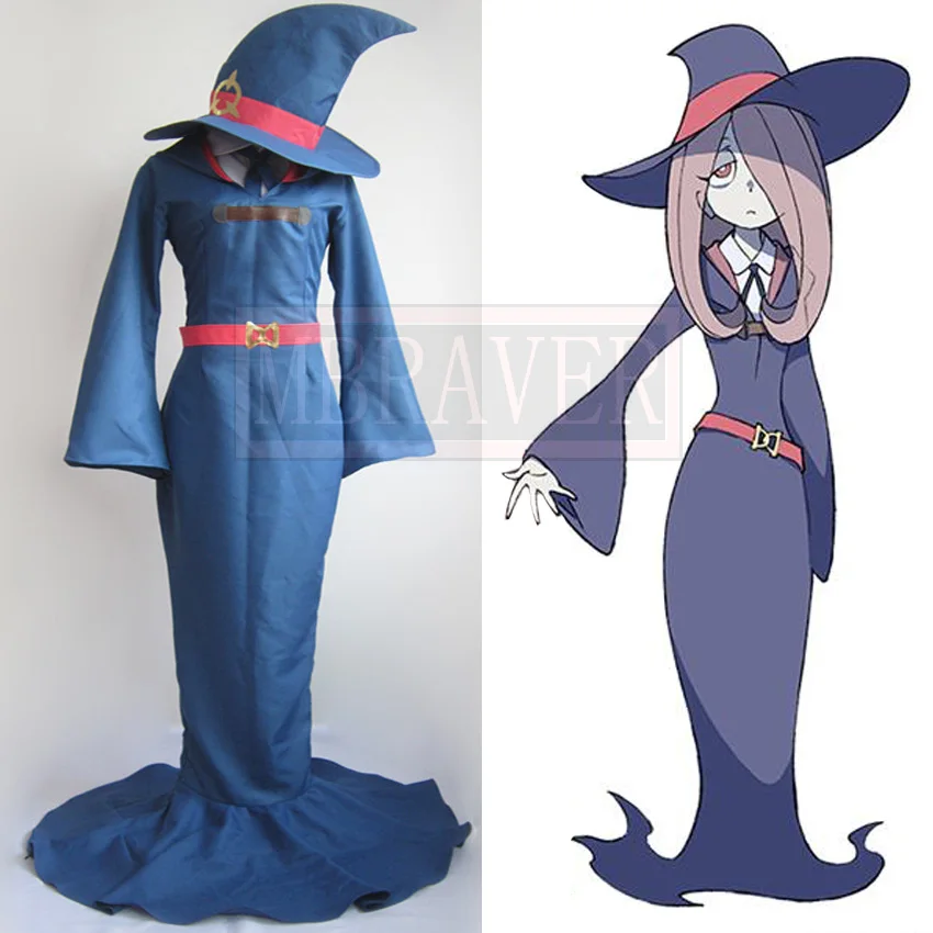 Little Witch Academia Sucy Manbarbara Cosplay Costume Customize Free Shipping