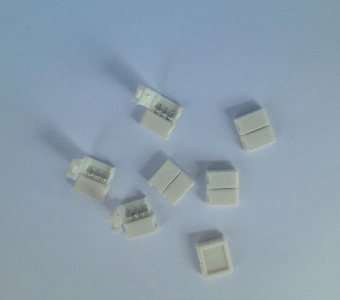 free shipping 50pcs/lot 3pin CCT connector for 10mm width CCT led  strip fast connecting without soldering