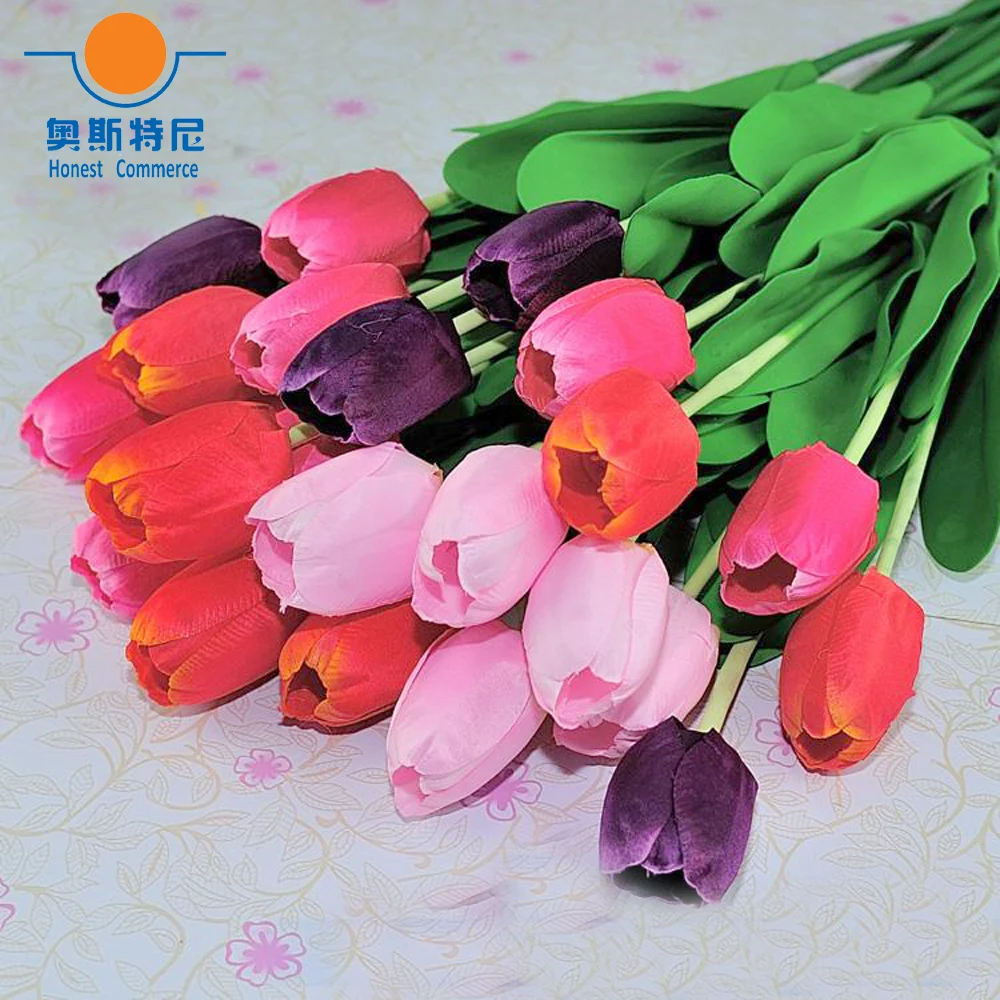 

artificial flower bouquets tulip flower bouquets flower bunches for home decoration