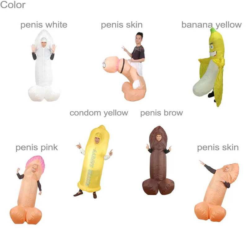 Świetny, zabawny i niezwykły kostium do imprezy: Inflatable WILLY – idealny wybór dla każdego, kto chce zwrócić uwagę na Halloweenie lub na imprezie tematycznej