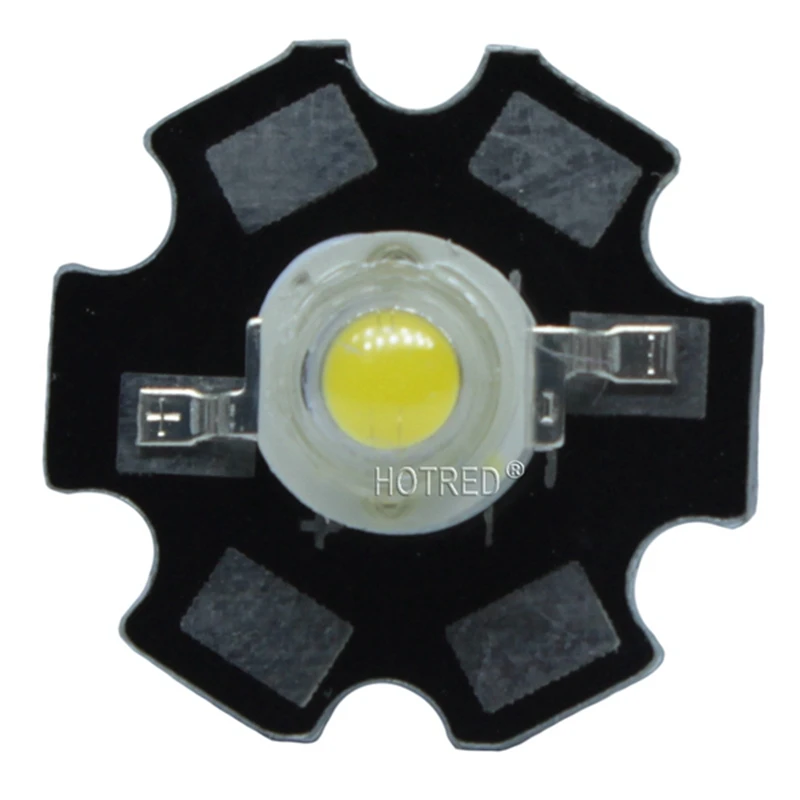 100pcs 1W 3W High Power LED Full Spectrum White Warm white Green Blue Deep Red 660nm Royal blue IR UV image 4