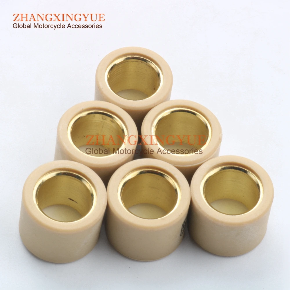 

6PC Variator Weights Round 21 x 17mm 13g for GILERA Runner 200 Nexus Eu3 250 300 Oregon 250