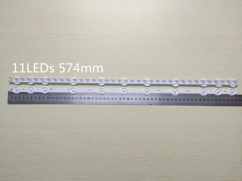 11 Lamps 575mm LED Backlight Strip For TD Systems K32DLV1H 32 inch Bars Kit Television LED Bands Innotek 32\