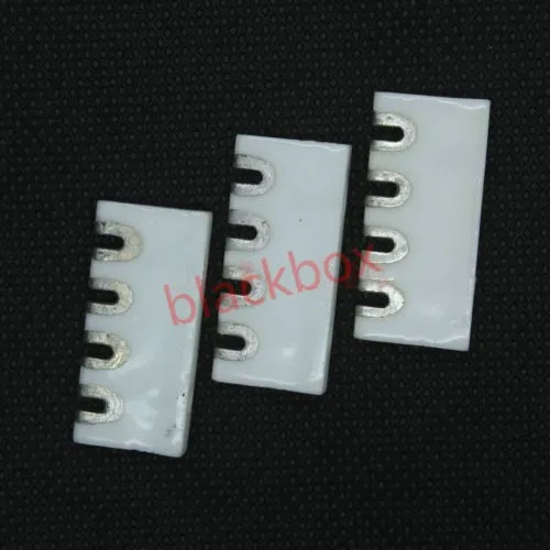 10 adet genel seramik 4pin etiket panosu etiket şeridi Turrent kurulu Vintage tüp ses amplifikatörü gitar AMP DIY projesi 29*14mm