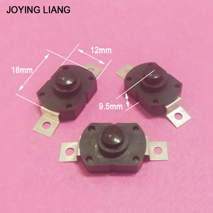 Joying Liang 3pcs/lot Flashlight Switch Strong Light Electric Torch Tail Switch 18mm * 12 Mm Flate Feet with Hole