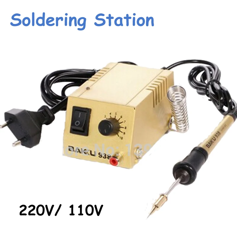 220V/110V protable Soldering Station for BGA SMD SMT DIP Soldering iron Work  Long Life Heater