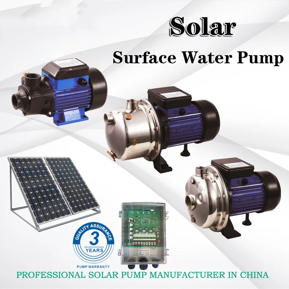 

solar power water pump brushless solar pump (surface) 1'' outlet solar pump garden 750W 72V solar surface water booster pump