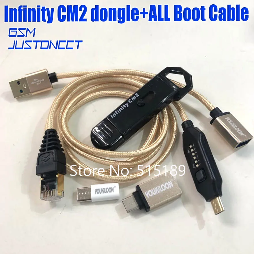 2024  original new infinity cm2 dongle infinity box dongle + umf all in one boot cable  for GSM CDMA phones