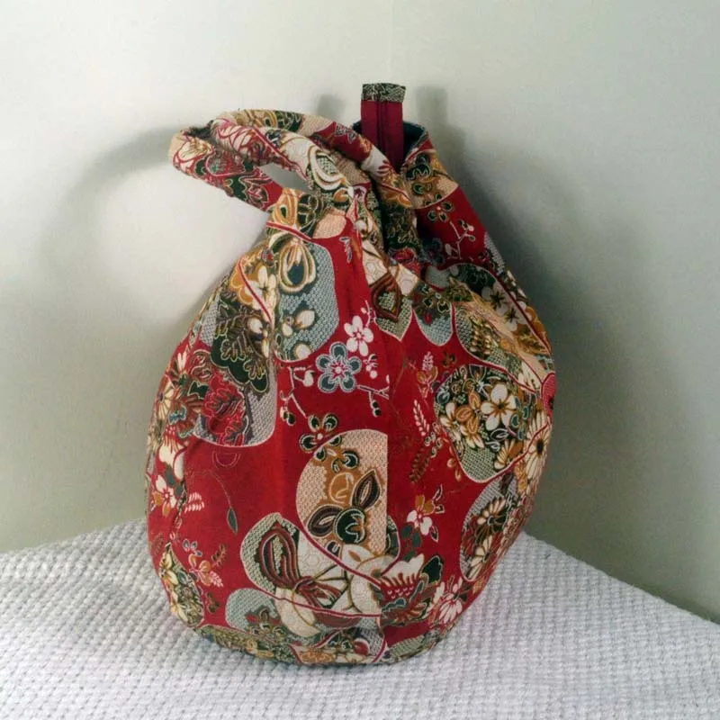 Vintage Handmade Hobos Bohemian Boho Bag Hippie Bags Women Shoulder Bag Classic Red Flower Women\'s Handbags Cotton