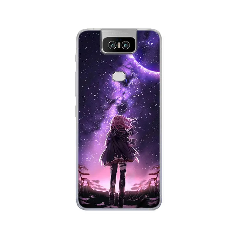 For Coque Asus Zenfone 6 ZS630KL Case Silicone TPU Soft Back Cover Phone Case For Asus Zenfone 6Z 6 2019 ZS630KL Bumper funda